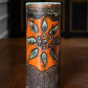 Vintage cylinder vase by Tilgman Keramik