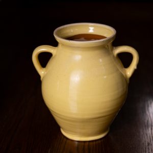 Hungarian Yellow Vase