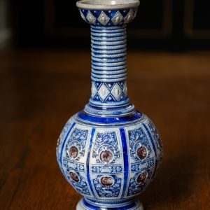 Antique German Stoneware Vase by Simon Peter Gerz