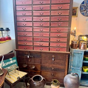 French Notary Cabinet Multi Drawer