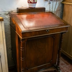 Victorian Style Mahogany Davenport Desk with Four Drawers