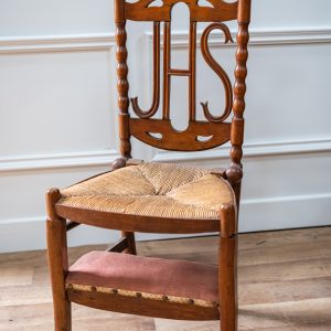 Antique French Prie-Dieu Chair / Prayer Chair